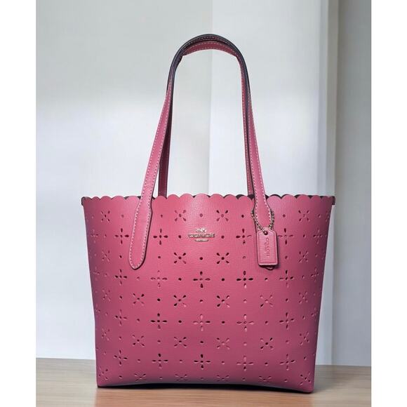 Coach Handbags - Coach CA199 Laser Cut Mini City Tote Bag